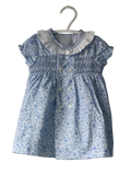 Vestido flor azul