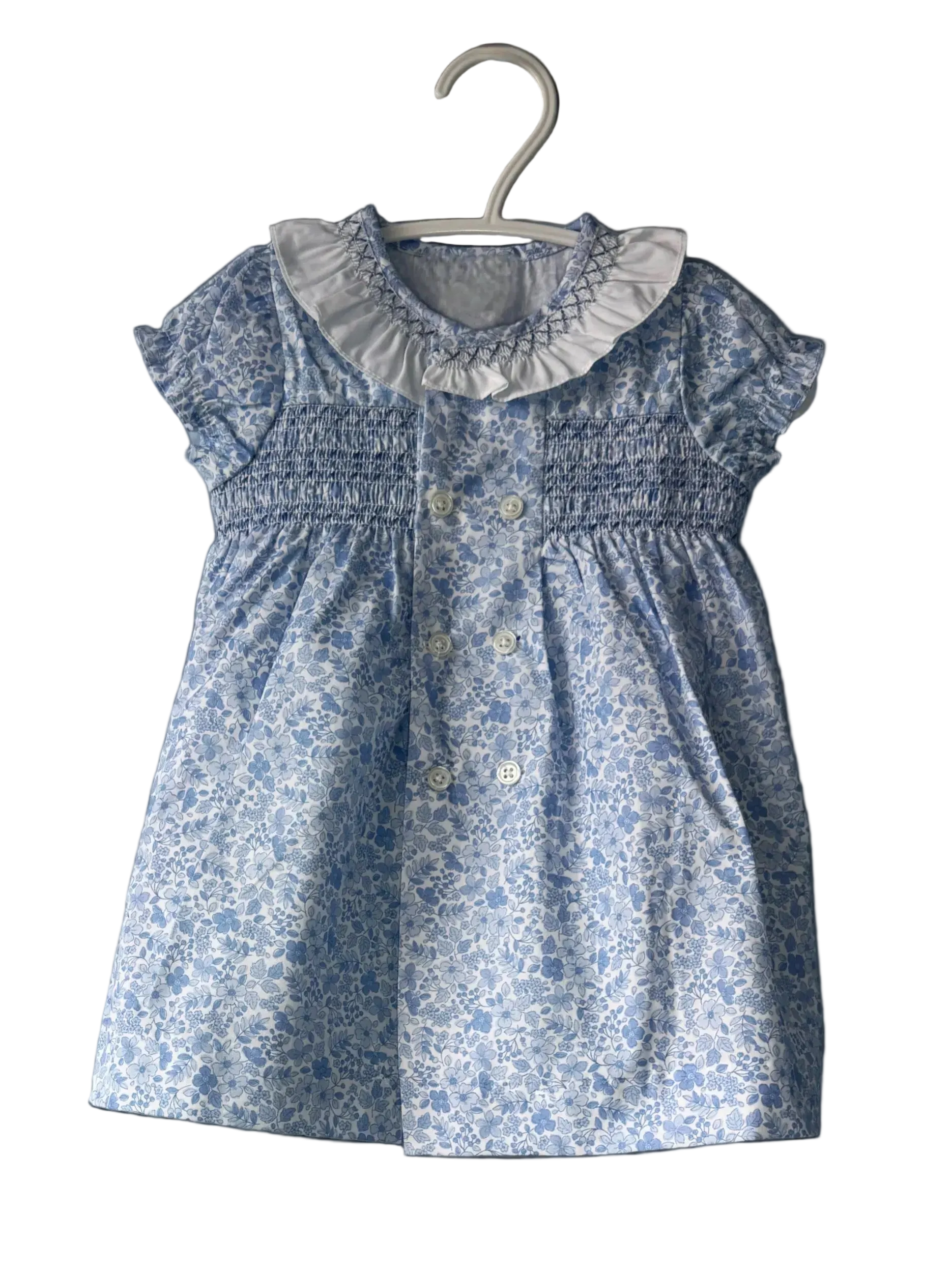 Vestido flor azul