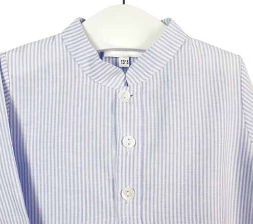 Camisa Mao Raya Azul