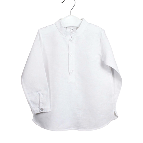 Camisa Mao Lino Blanco
